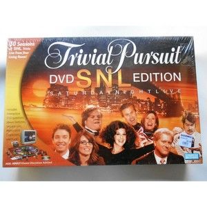 NEW, TRIVIAL PURSUIT DVD SNL Saturday Night Live Edition Board Game ~ SEALED